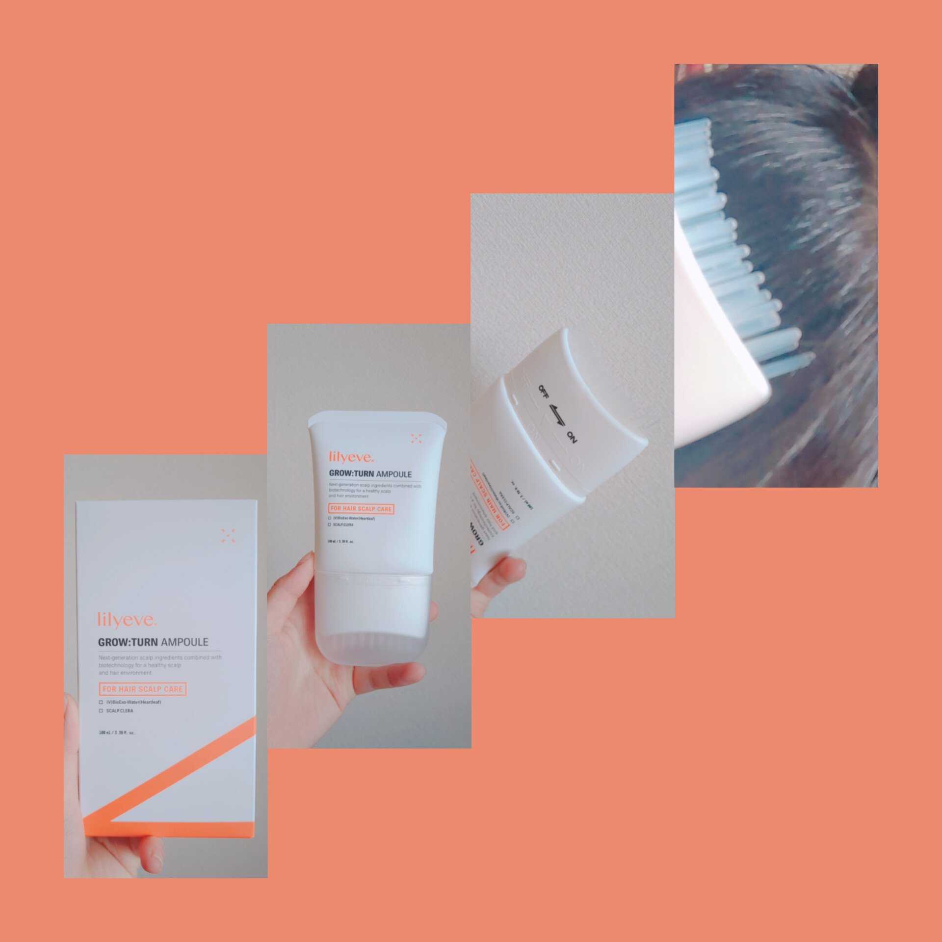 グローターン 100ml/リリーイブ/頭皮ローションを使ったクチコミ（1枚目）