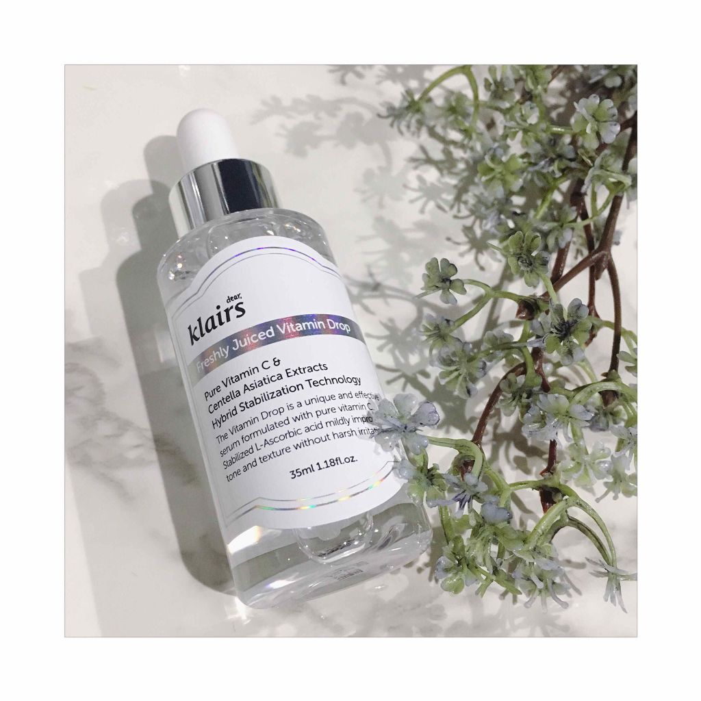フレッシュリージュースドビタミンドロップ(35ml)/Klairs/美容液を使ったクチコミ（1枚目）