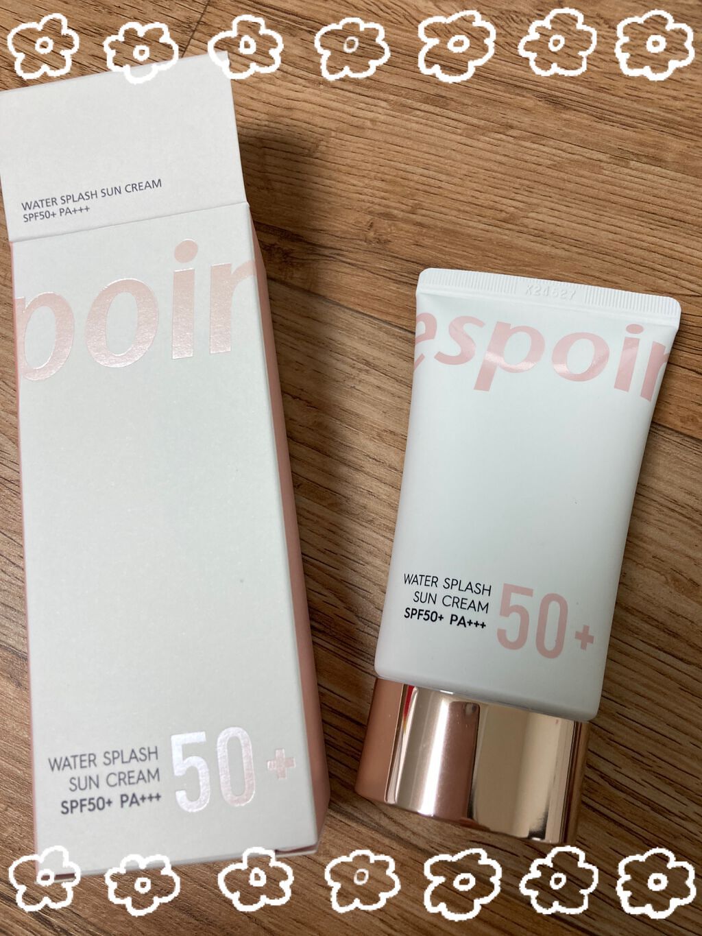 ウォータースプラッシュサンクリーム/espoir/日焼け止め・UVケアを使ったクチコミ（1枚目）