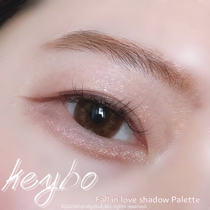 KEYBO FALL IN LOVE SHADOW PALETTE/keybo/アイシャドウパレットを使ったクチコミ(7枚目)