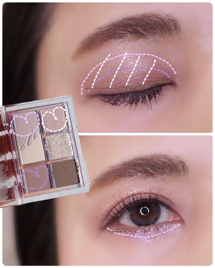 プロ アイパレット ミニ/CLIO/アイシャドウパレットを使ったクチコミ(4枚目)