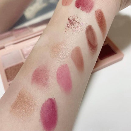 プレイカラーアイパレット ローズボム/ETUDE/アイシャドウパレットを使ったクチコミ(6枚目)