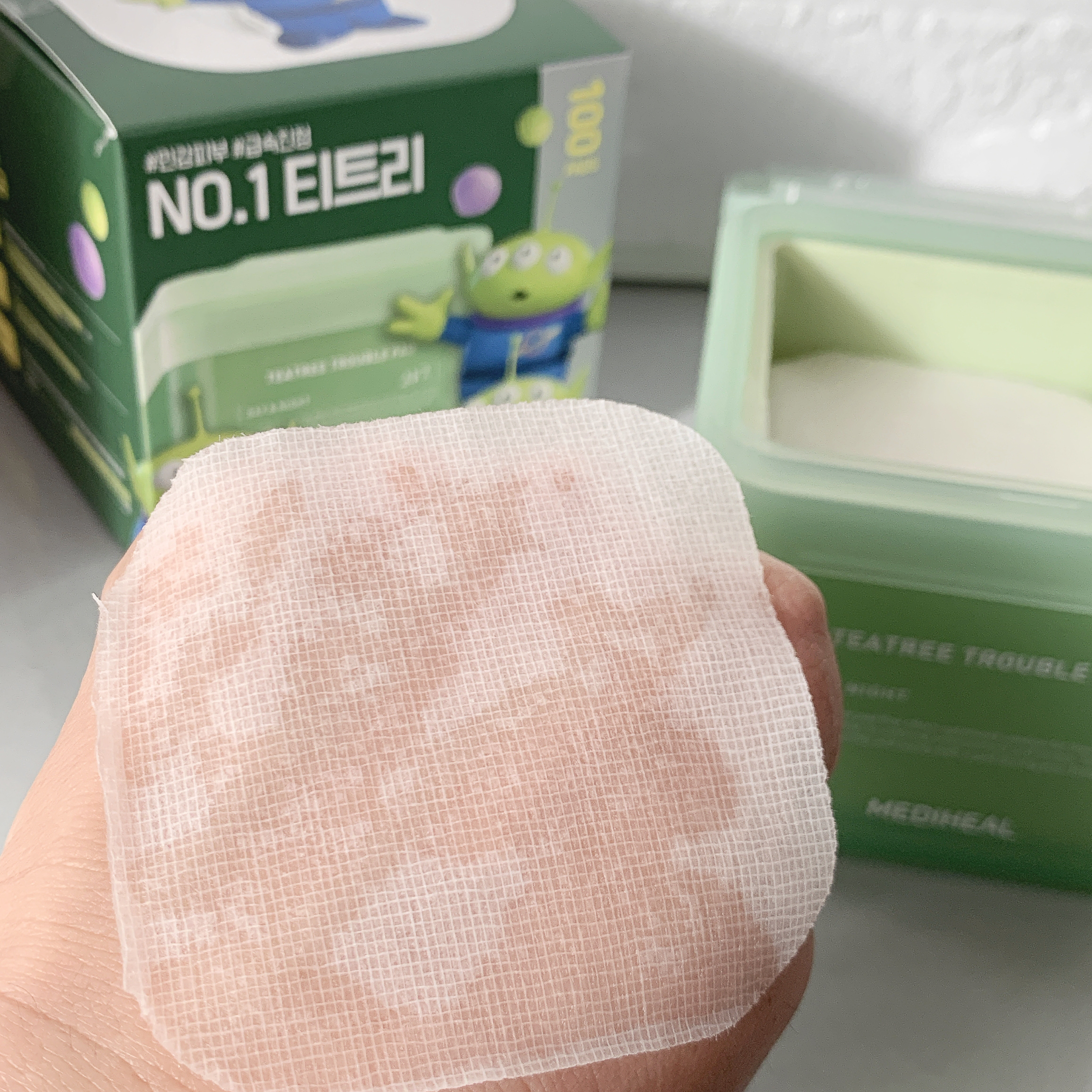 ティーツリー トラブルパッド/MEDIHEAL/トナーパッドを使ったクチコミ（3枚目）