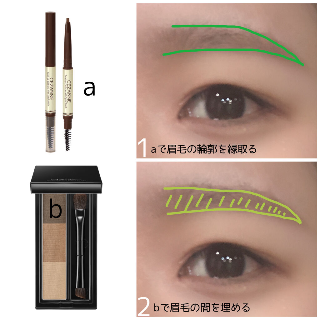 ヴィセ リシェ アイブロウパウダー/Visée/パウダーアイブロウを使ったクチコミ（2枚目）