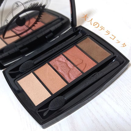 LANCOME イプノ パレットのクチコミ「#秋メイク
#テラコッタメイク
秋コスメいろいろ見ましたが、流行りの多色アイシャドウは使いこ.....」(1枚目)