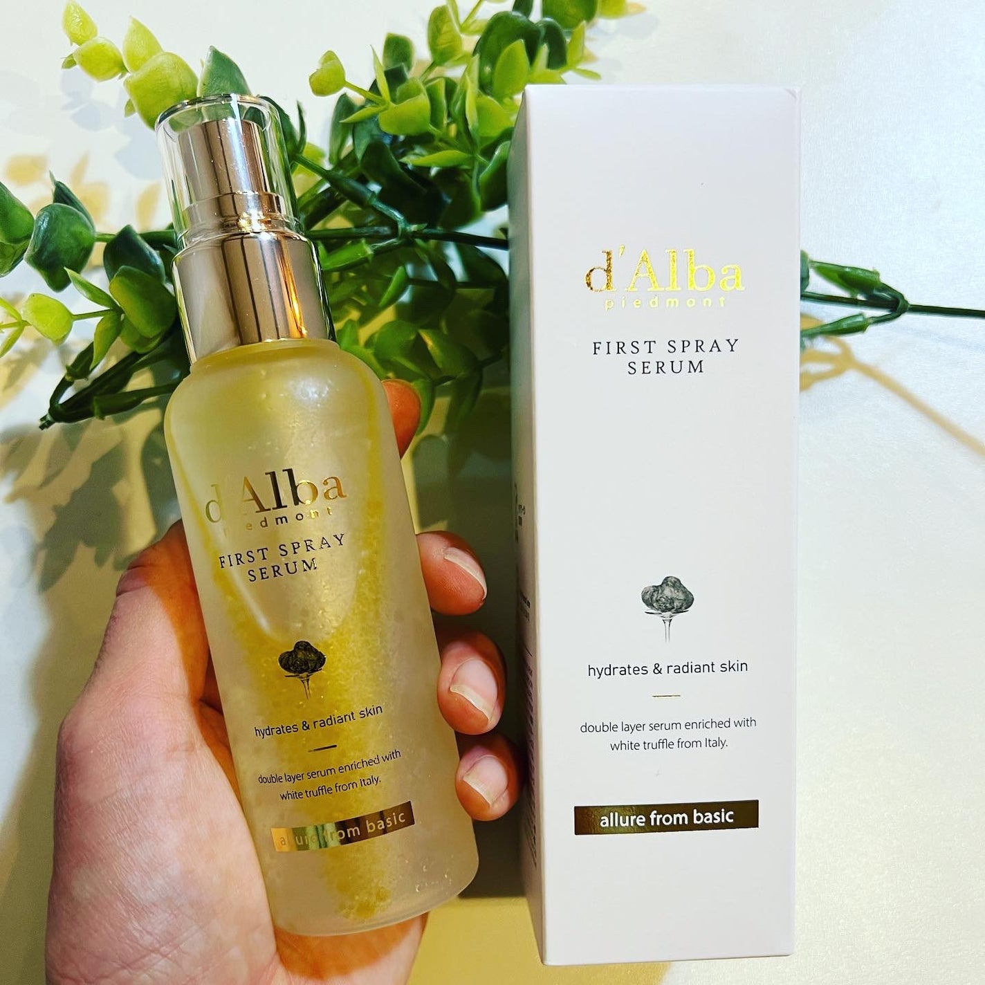 ダルバ ホワイトトリュフファーストスプレーセラム/ダルバ/ミスト状化粧水を使ったクチコミ(5枚目)