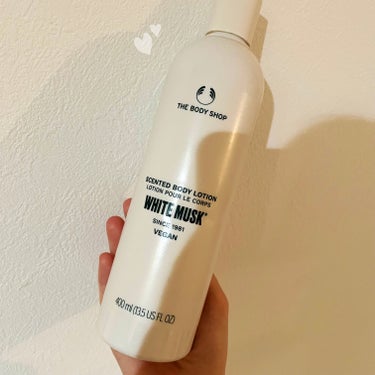 ホワイトムスク ボディローション 400ml/THE BODY SHOP/ボディローションを使ったクチコミ（1枚目）