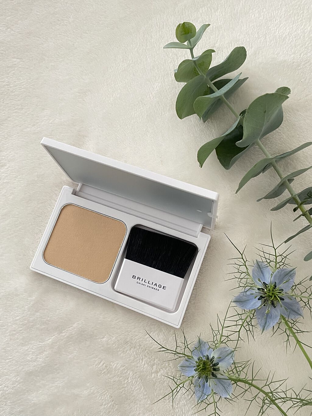 パウダリーファンデーション ソフトシャイニー 20（明るめカラー）/ブリリアージュ/パウダーファンデーションを使ったクチコミ（2枚目）