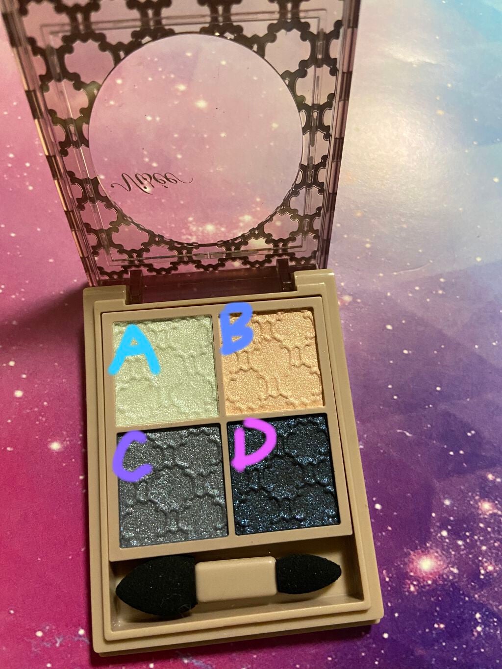 グロッシーリッチ アイズ N/Visée/アイシャドウパレットを使ったクチコミ(2枚目)