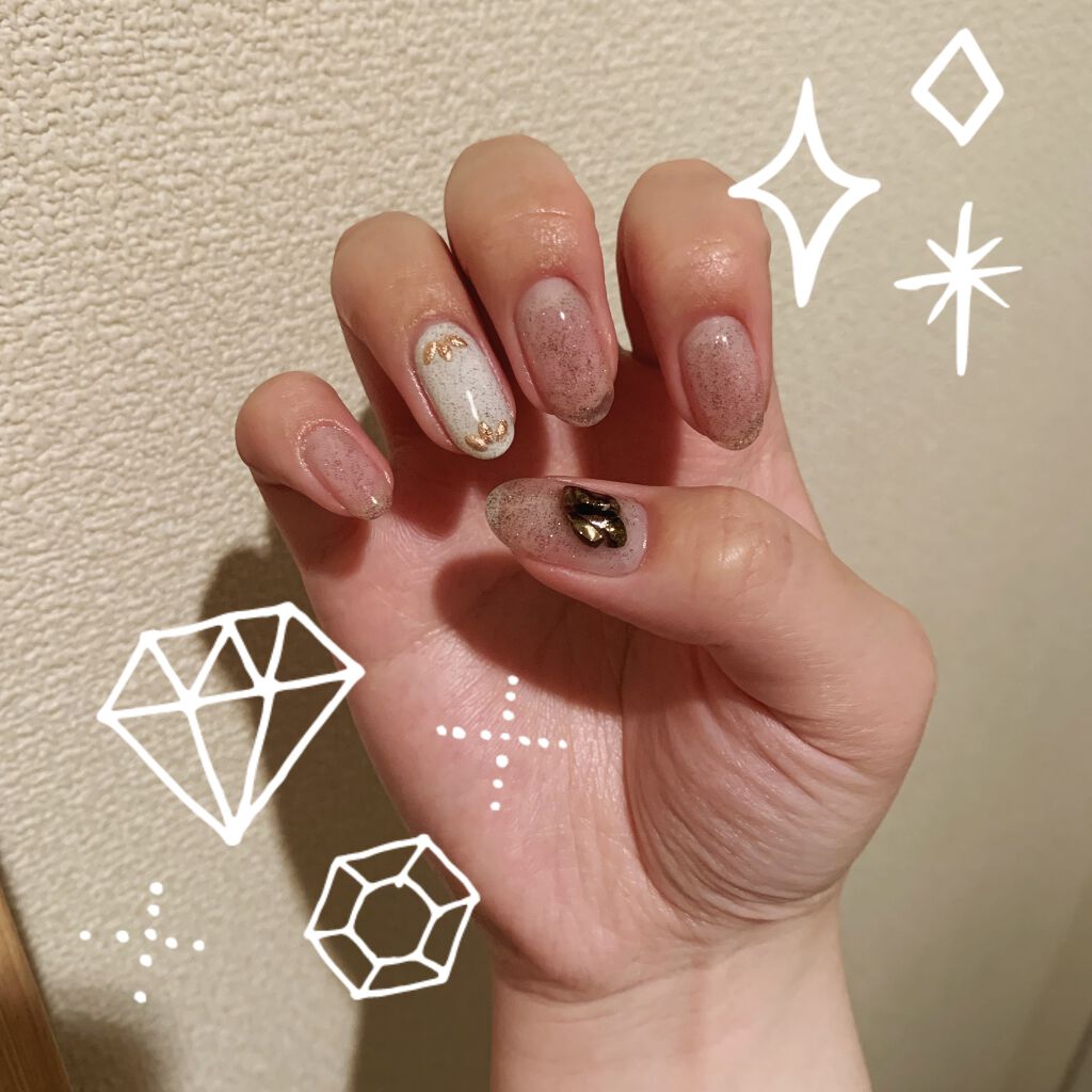 グレースジェルベース/グレースジェル/ジェルネイルを使ったクチコミ（2枚目）