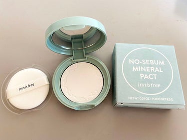 ノーセバム　ミネラルパクト　S/innisfree/プレストパウダーを使ったクチコミ（1枚目）