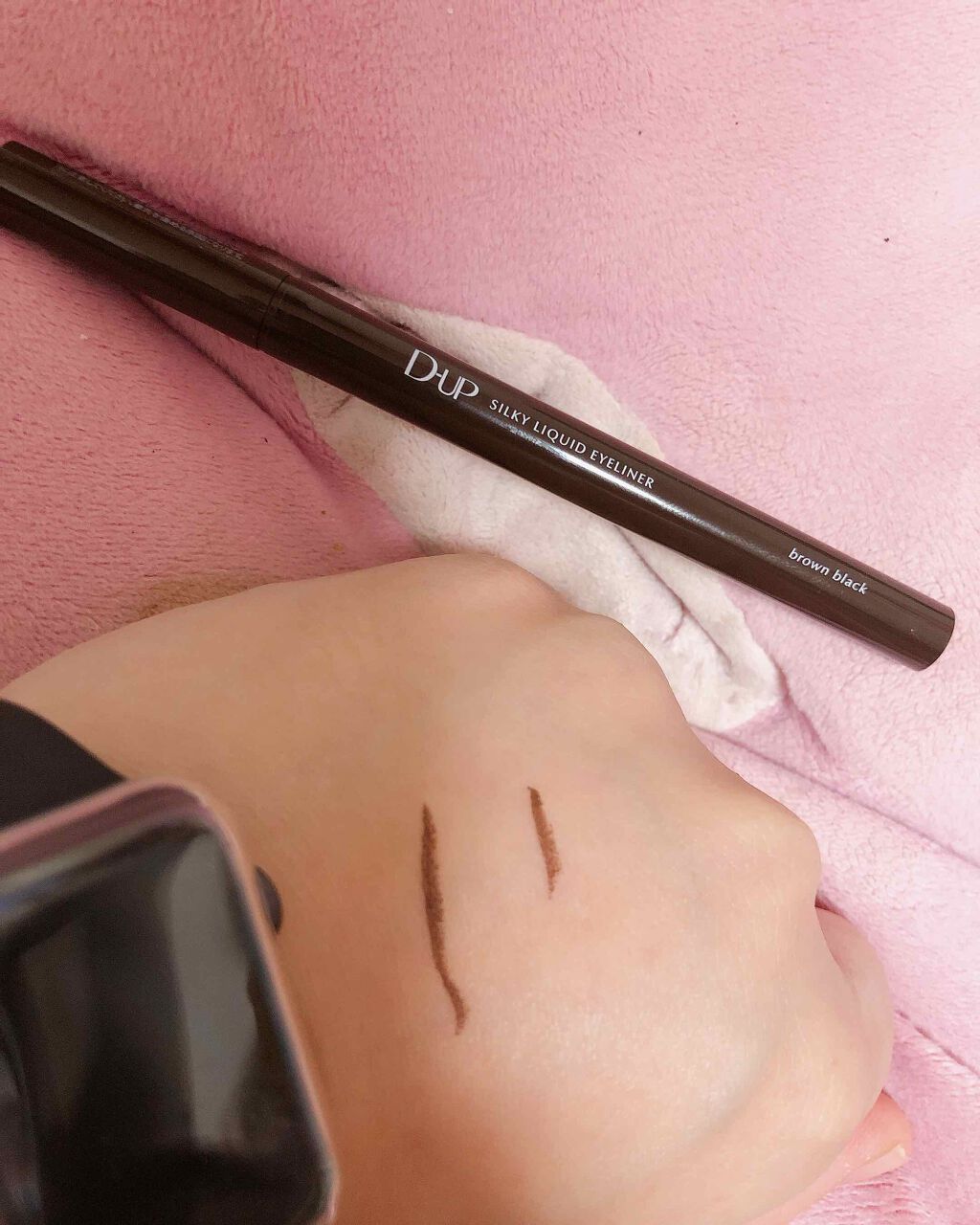 【旧品】シルキーリキッドアイライナーWP/D-UP/リキッドアイライナーを使ったクチコミ(3枚目)