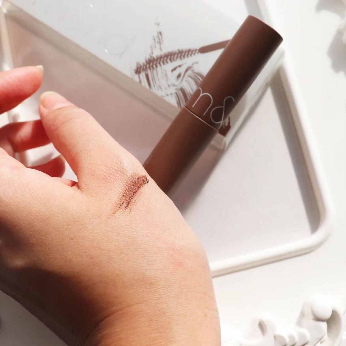 ハンオールフィックスマスカラ/rom&nd/マスカラを使ったクチコミ(4枚目)