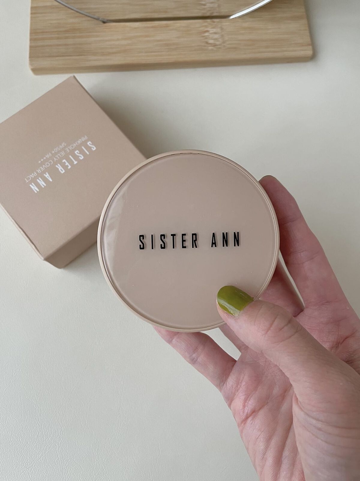 ジェリーカバーパクト/SISTER ANN/クリーム・エマルジョンファンデーションを使ったクチコミ（2枚目）