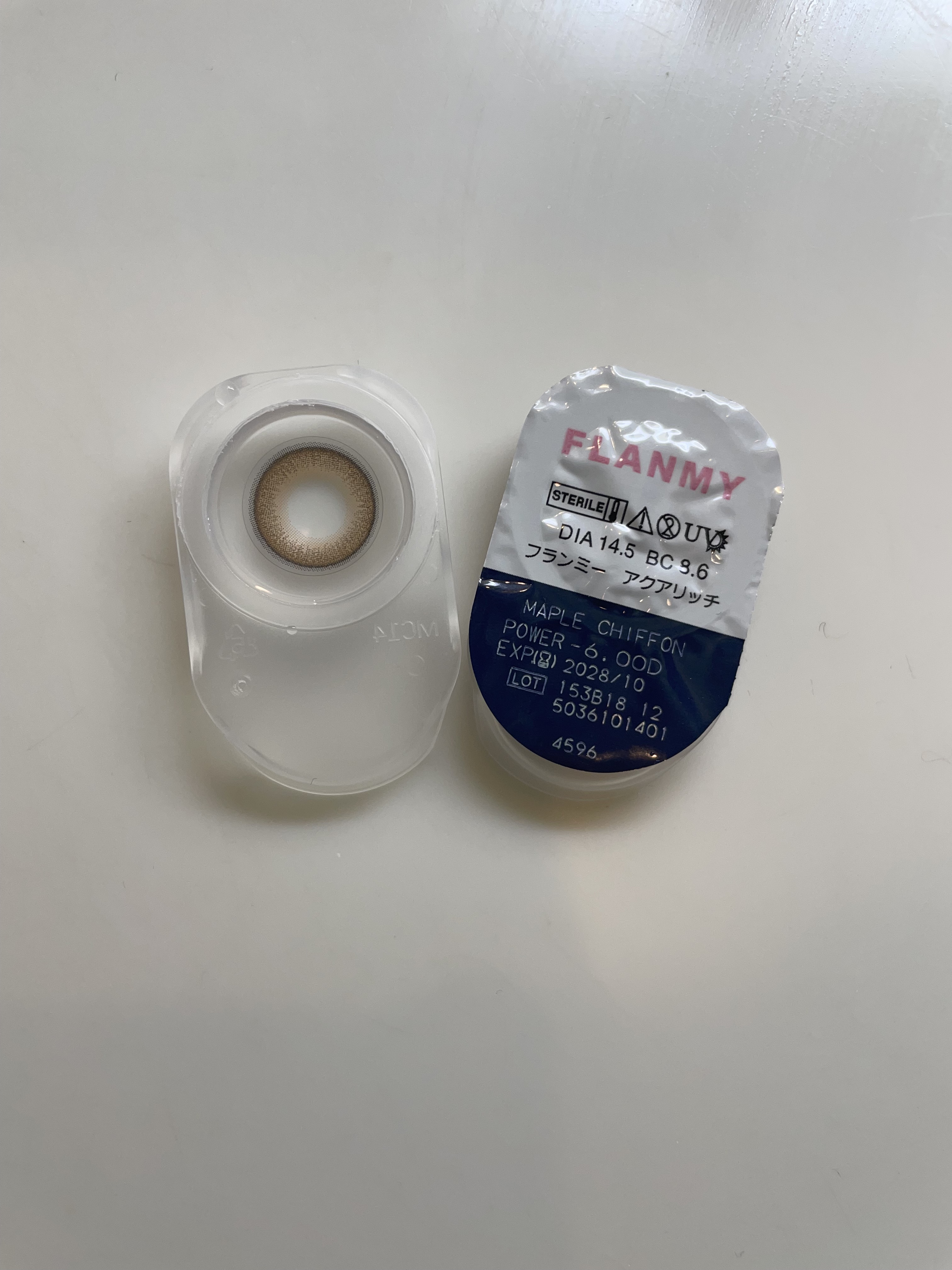 FLANMY 1day メープルシフォン/FLANMY/ワンデー（１DAY）カラコンを使ったクチコミ（1枚目）