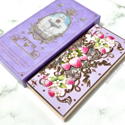 ストロベリーロココ アイシャドウパレット/FlowerKnows/アイシャドウパレットを使ったクチコミ(9枚目)