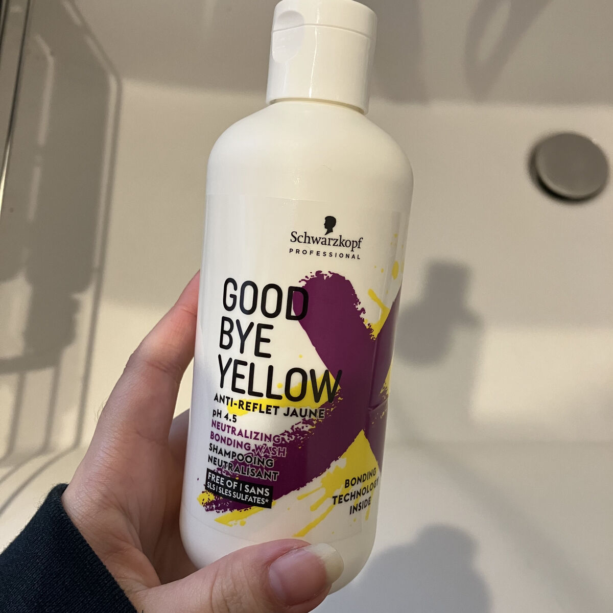 グッバイ イエロー カラーシャンプー/シュワルツコフ プロフェッショナル/市販シャンプーを使ったクチコミ（1枚目）
