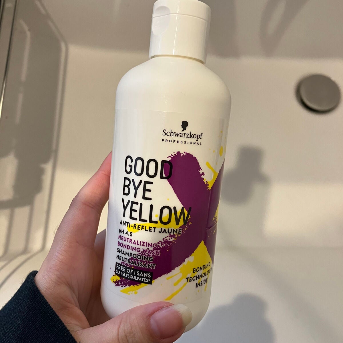 グッバイ イエロー カラーシャンプー/シュワルツコフ プロフェッショナル/市販シャンプーを使ったクチコミ(1枚目)