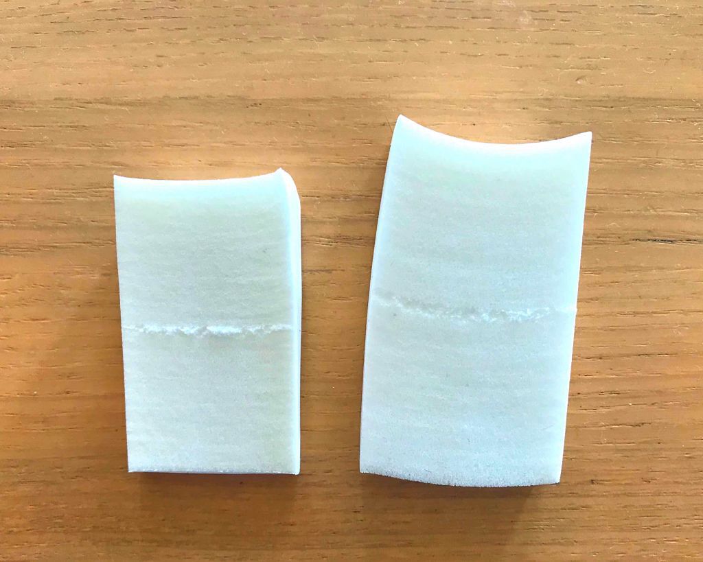 はんぺんウェッジパフ12P/リヨンプランニング/パフ・スポンジを使ったクチコミ（1枚目）