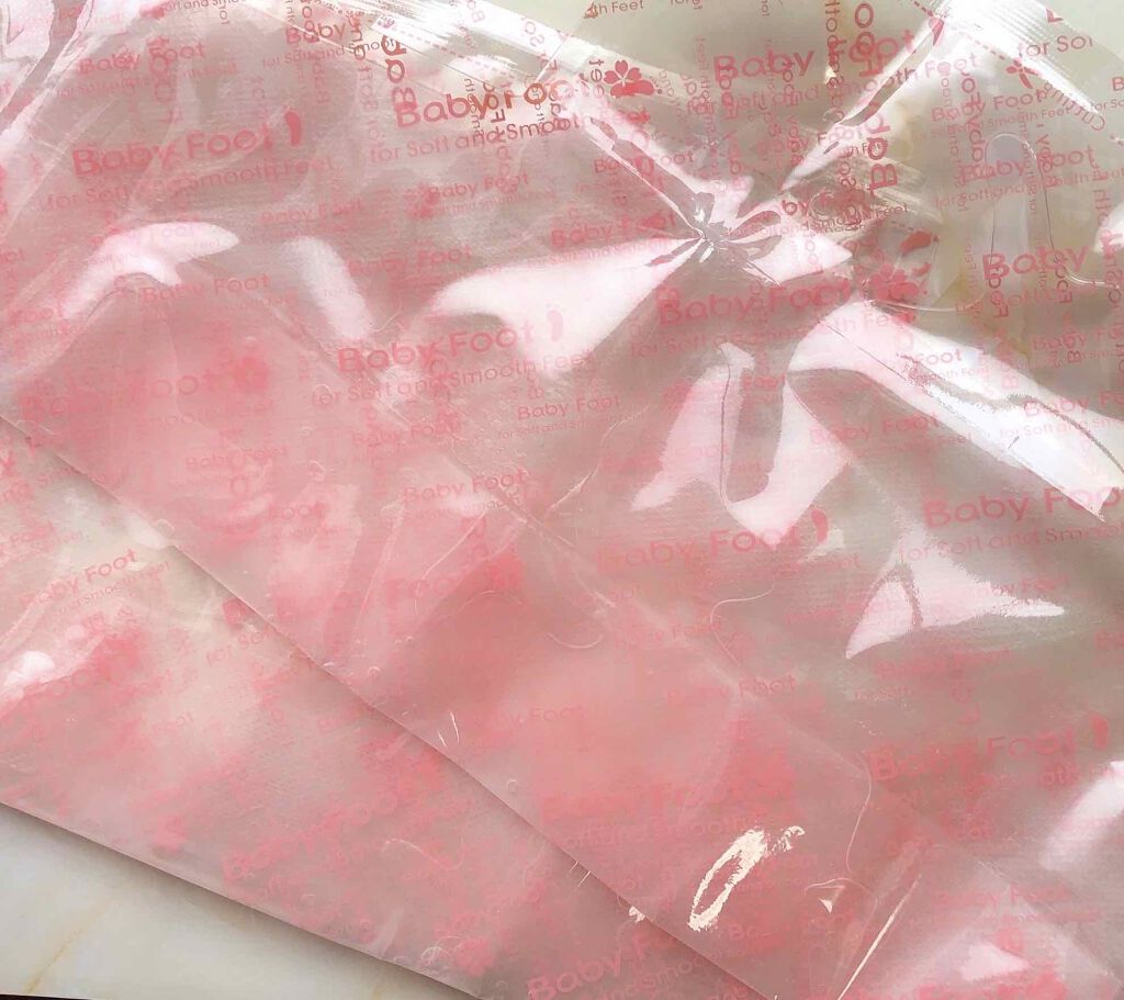 イージーパック60分Ｍサイズ（さくら）/ベビーフット/レッグ・フットケアを使ったクチコミ（2枚目）