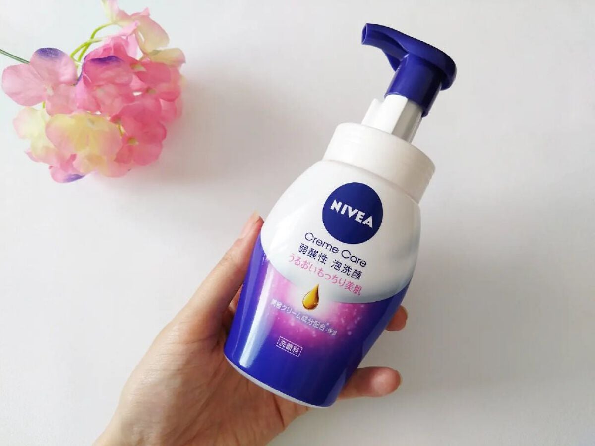 ニベア クリアビューティー弱酸性泡洗顔 もっちり美肌/ニベア/泡洗顔を使ったクチコミ(1枚目)