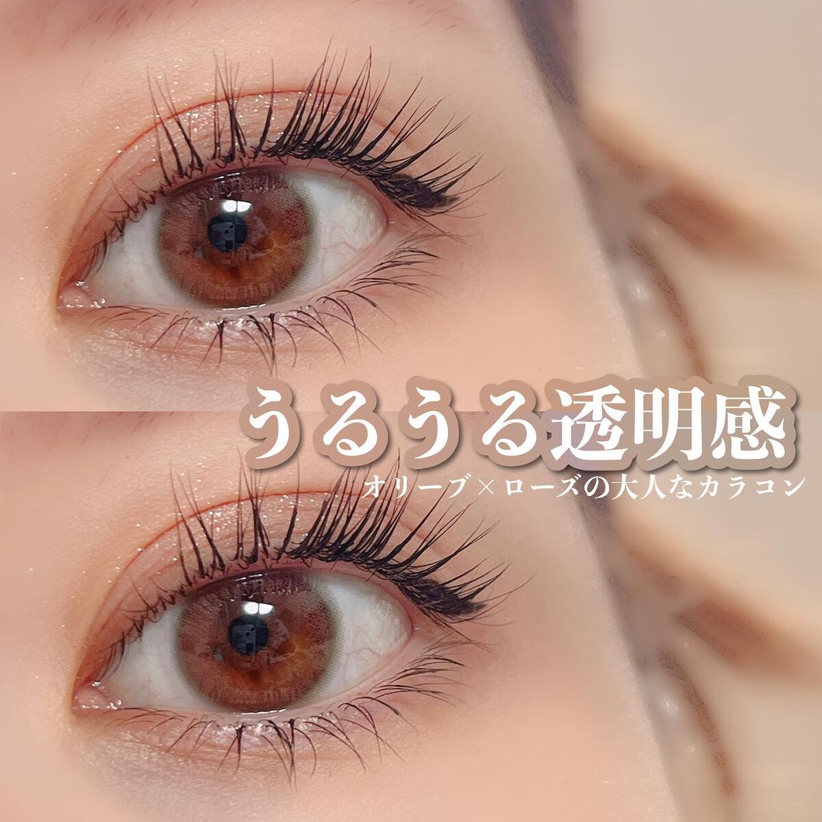 LuMia comfort 1day CIRCLE コットンオリーブ/LuMia/ワンデー（１DAY）カラコンを使ったクチコミ（1枚目）