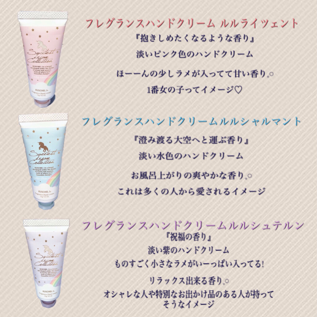 スウィーテストドリームギフトセット/クシェルヨット/その他キットセットを使ったクチコミ（2枚目）