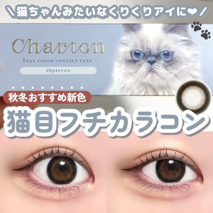 Charton 1day/Charton/ワンデー(1DAY)カラコンを使ったクチコミ(1枚目)