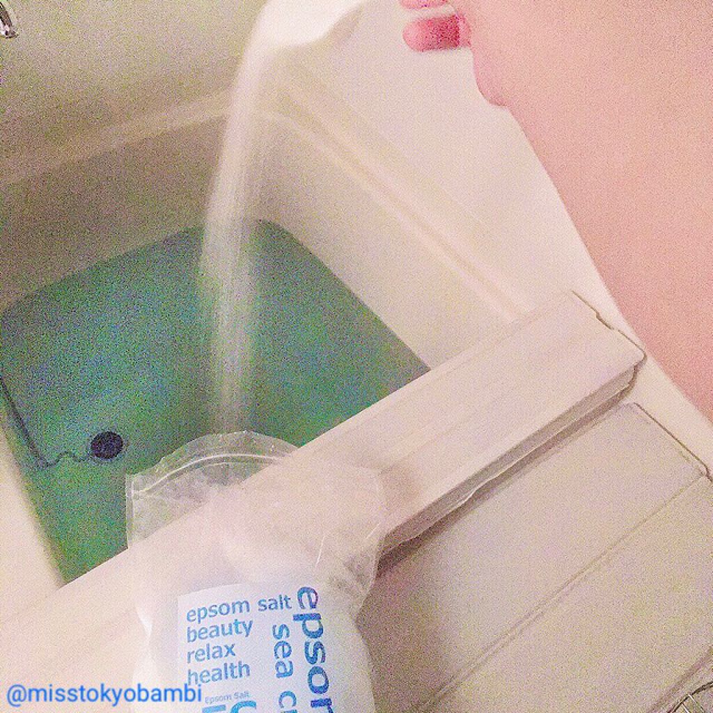 シークリスタルス エプソムソルト オリジナル/sea crystals/無機塩系入浴剤を使ったクチコミ(9枚目)