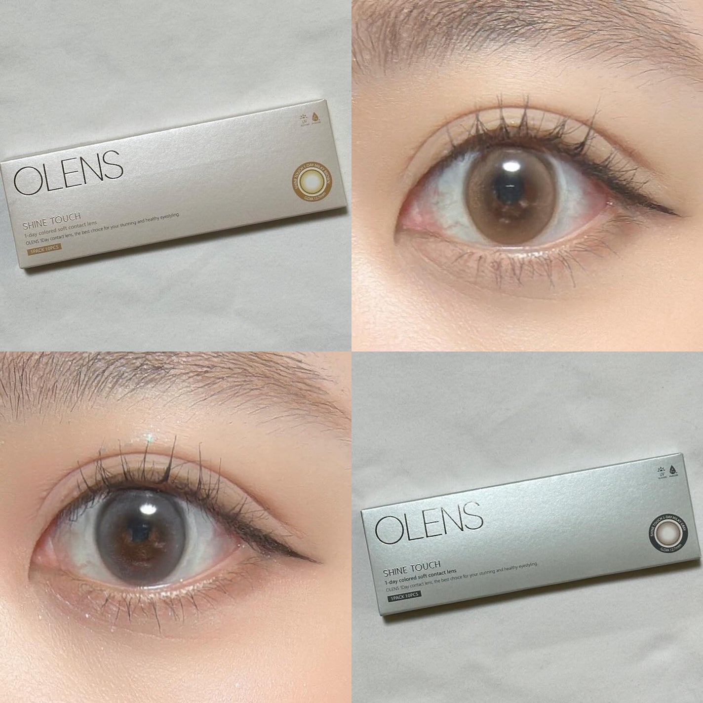 ShineTouch 1day/OLENS/ワンデー(1DAY)カラコンを使ったクチコミ(5枚目)