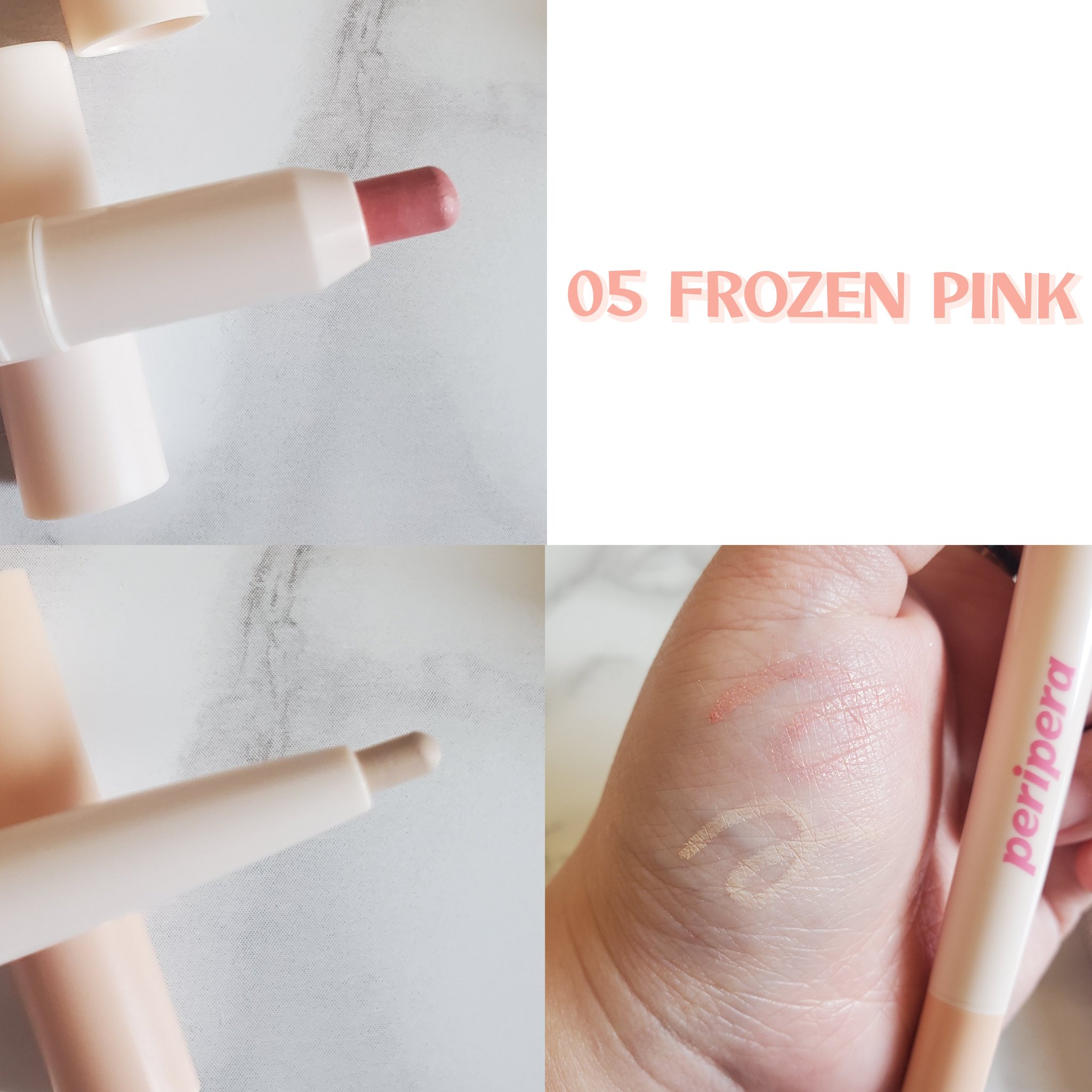  シュガー トゥインクル デュオ アイ スティック/PERIPERA/スティックアイシャドウを使ったクチコミ（3枚目）