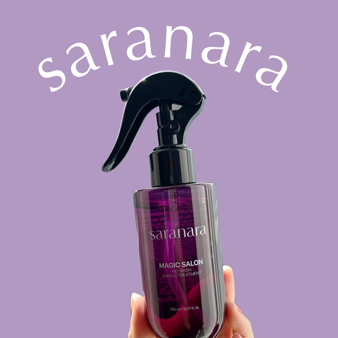 SARANARA マジックサロンノーウォッシュインリッチトリートメントのクチコミ「・
saranara
𓂃マジックサロンノーウォッシュインリッチトリートメント

レビュアーイベ.....」（1枚目）