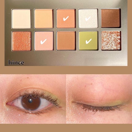 ニューデップスアイシャドウパレット/hince/アイシャドウパレットを使ったクチコミ(2枚目)