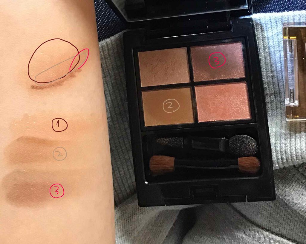 イルミクチュールシャドウ/excel/ジェル・クリームアイシャドウを使ったクチコミ(4枚目)