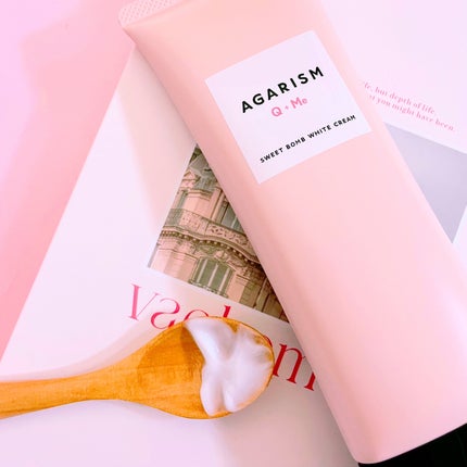 キューミースウィートボムホワイトクリーム/AGARISM/ボディクリームを使ったクチコミ(2枚目)