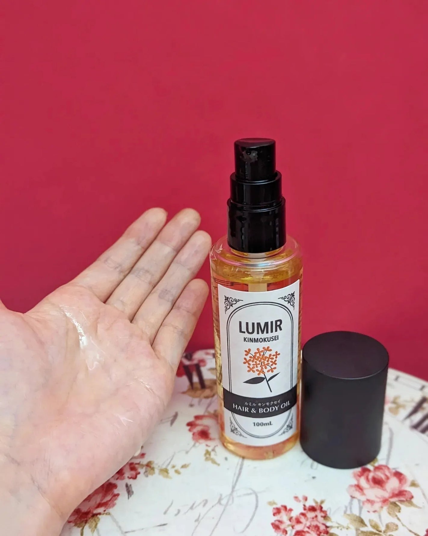 キンモクセイ ヘア&ボディオイル/ルミル/ボディオイルを使ったクチコミ(2枚目)