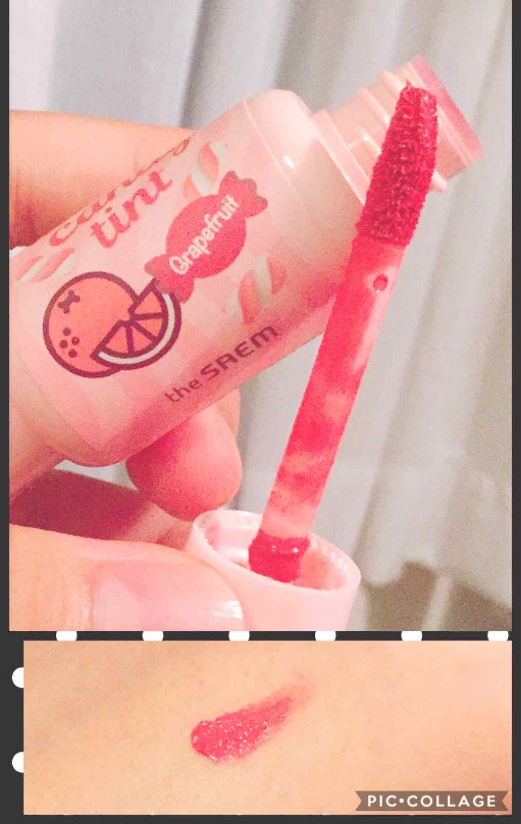 ムース キャンディー ティント/the SAEM/リップティントを使ったクチコミ（2枚目）