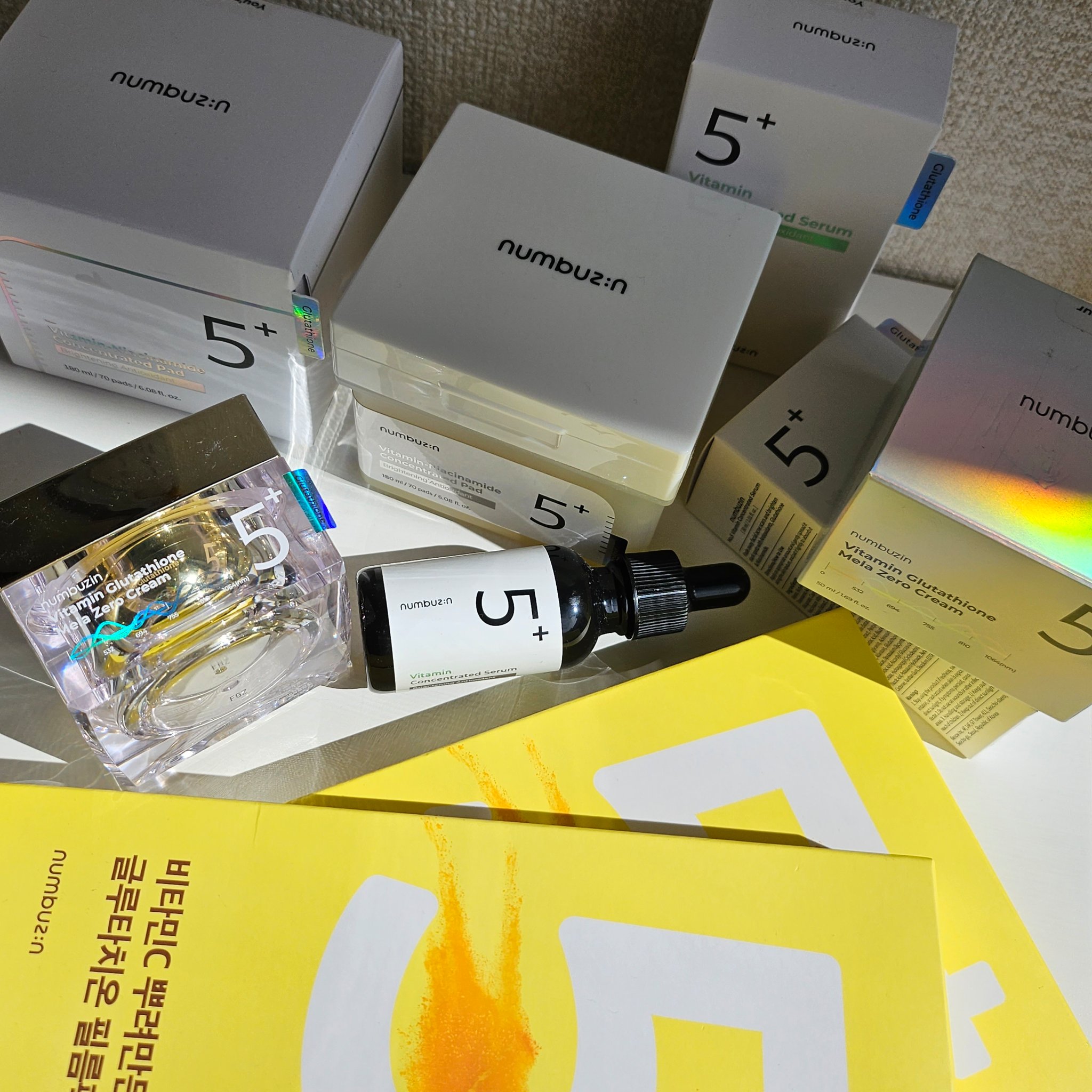 5番 白玉グルタチオンＣ美容液/numbuzin/美容液を使ったクチコミ（1枚目）