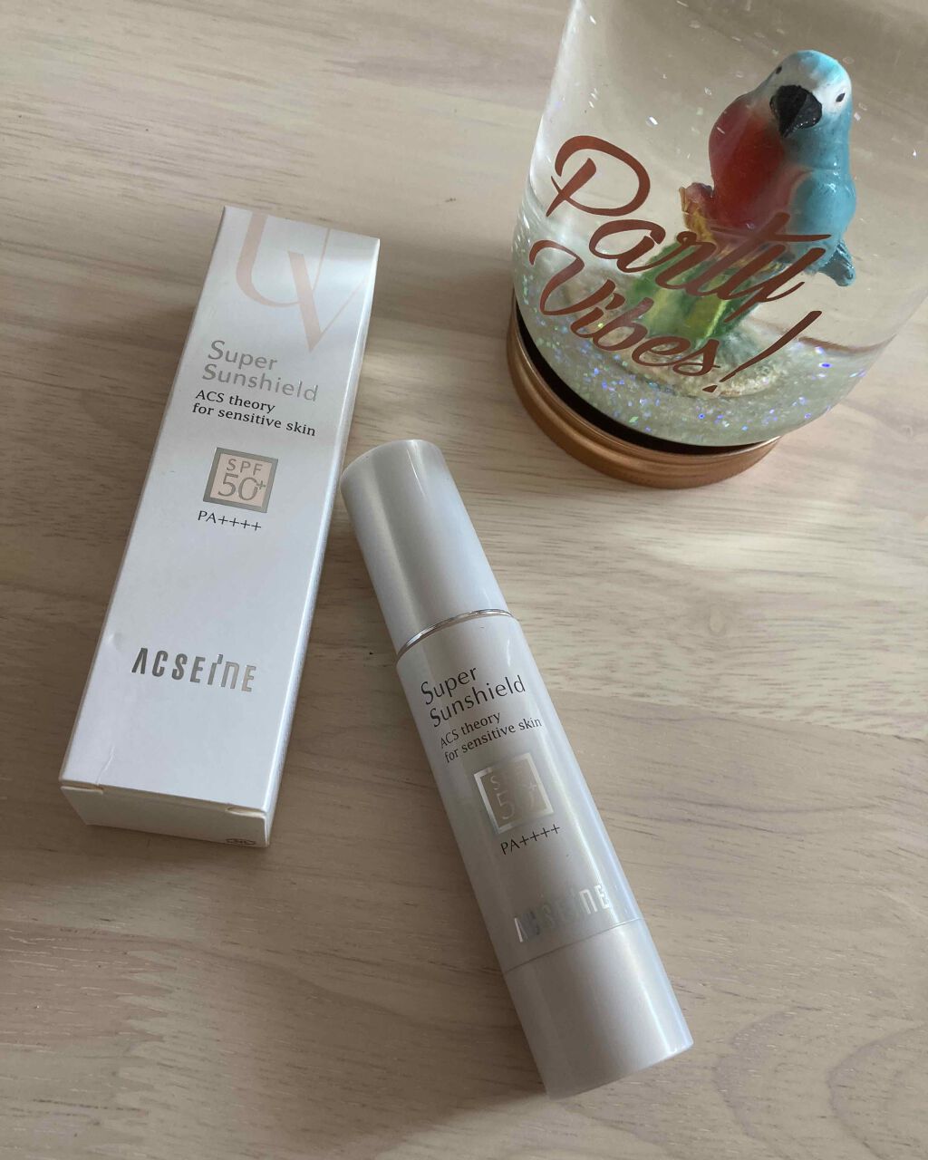 スーパーサンシールド EX<R>/ACSEINE/日焼け止めクリームを使ったクチコミ(1枚目)