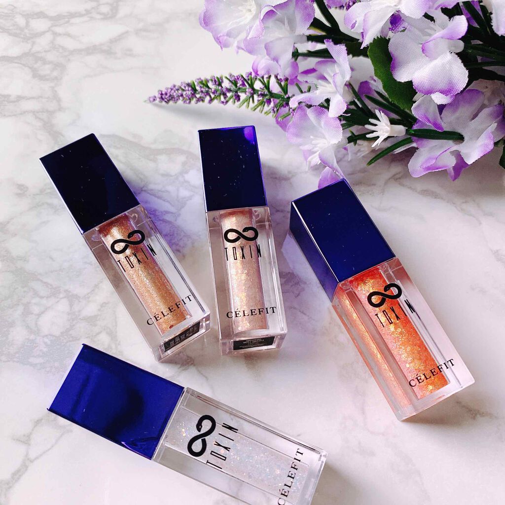 TOXIN GLITTER/CELEFIT/リキッドアイシャドウを使ったクチコミ（1枚目）