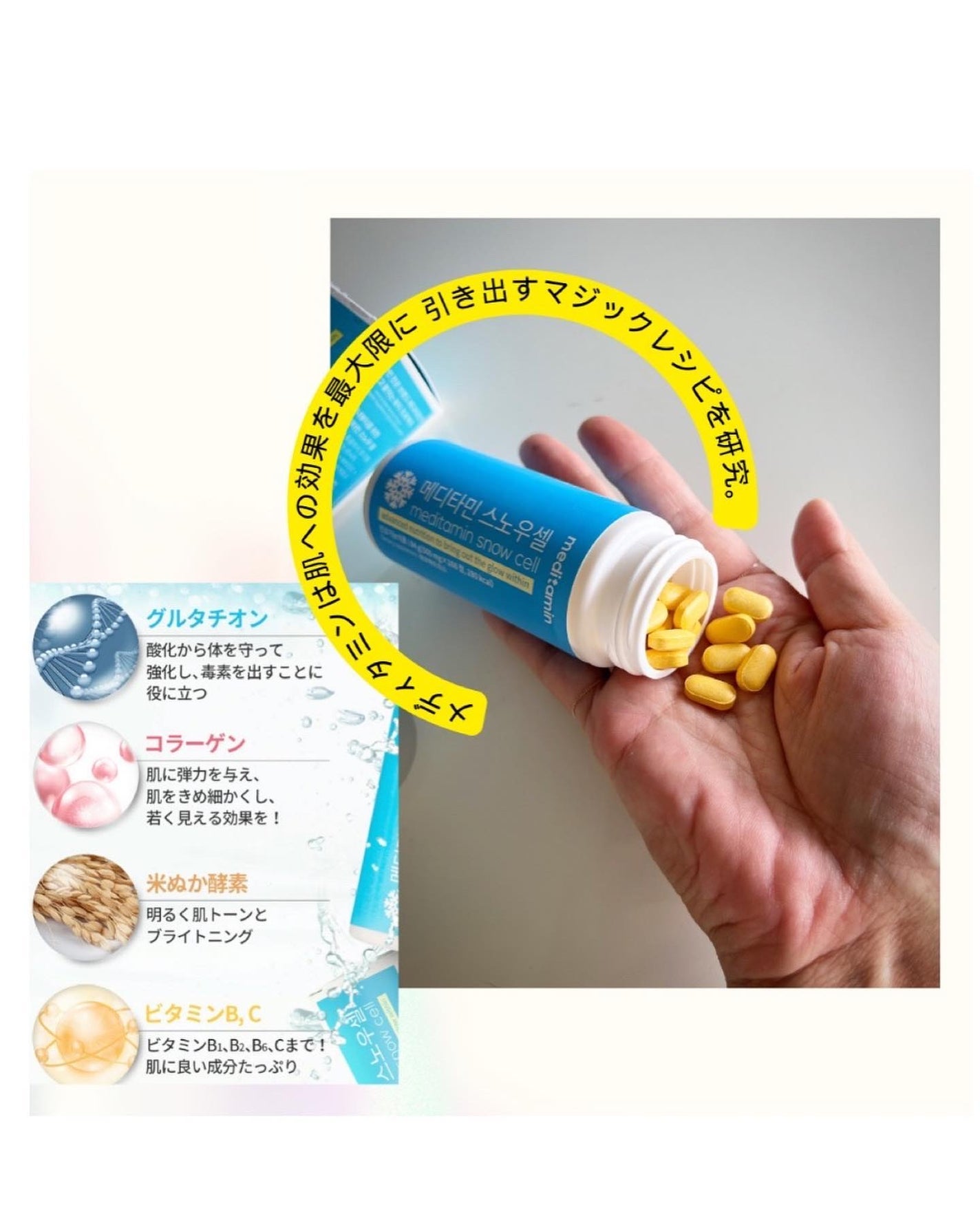 スノーセル/メディタミン/美容サプリメントを使ったクチコミ(2枚目)