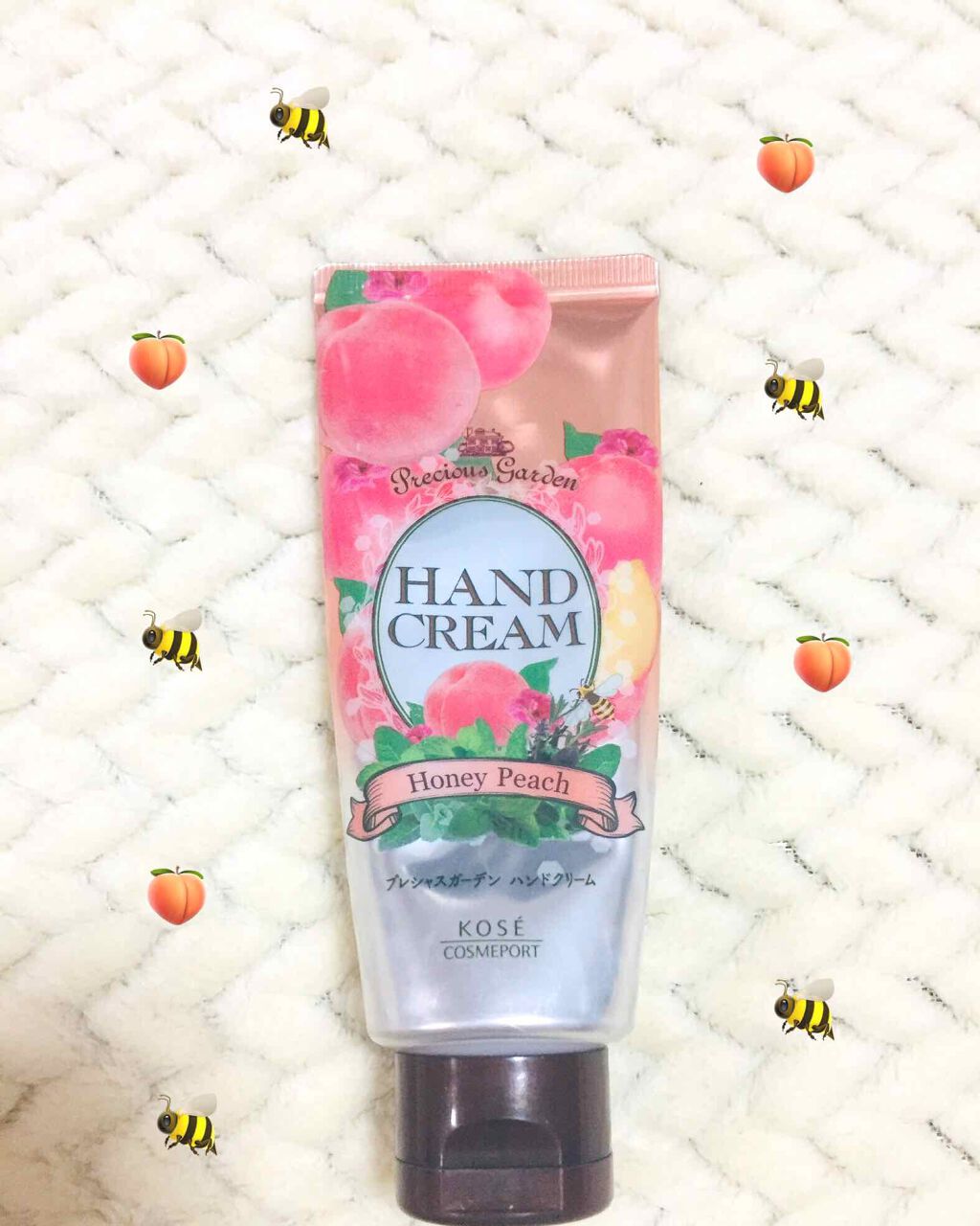 ハンドクリーム （ハニーピーチ）/プレシャスガーデン/ハンドクリームを使ったクチコミ（1枚目）