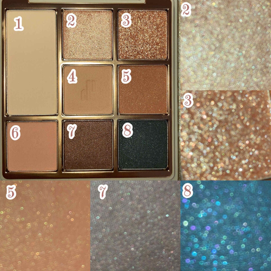 ドットオンムードアイパレット/Heart Percent/アイシャドウパレットを使ったクチコミ(3枚目)