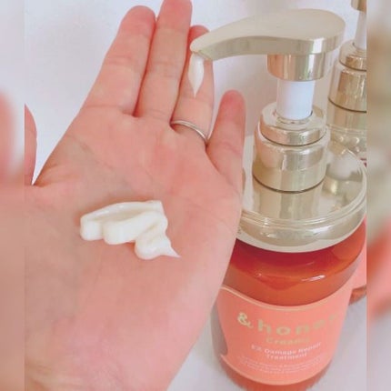 Creamy EXダメージリペアシャンプー1.0/ヘアトリートメント2.0/&honey/市販シャンプーを使ったクチコミ(3枚目)