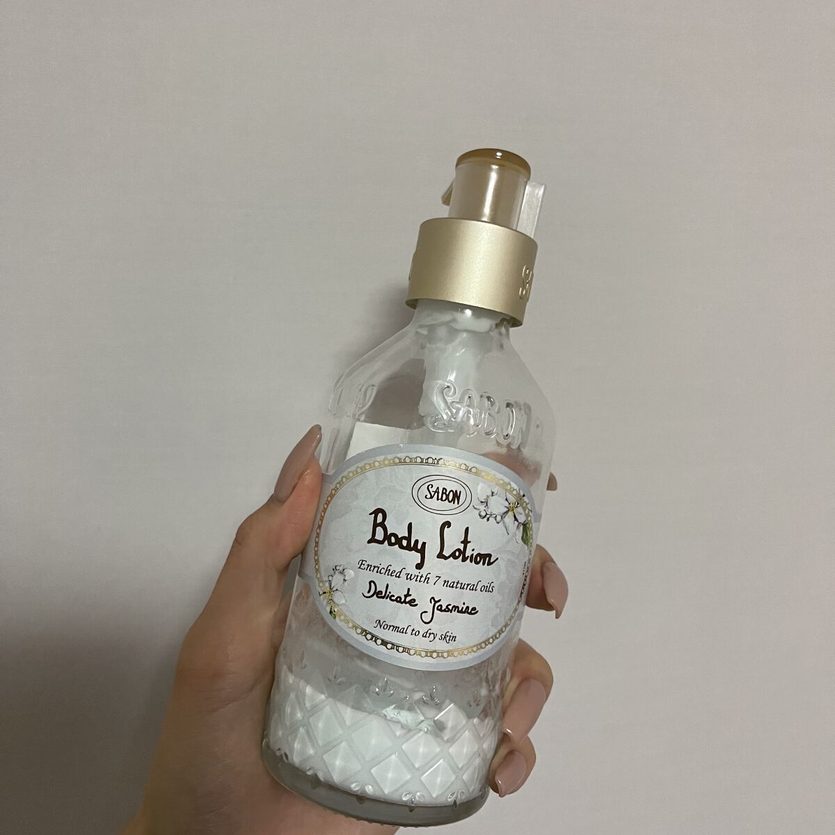 ボディローション デリケート・ジャスミン（ボトル）/SABON/ボディローションを使ったクチコミ（1枚目）