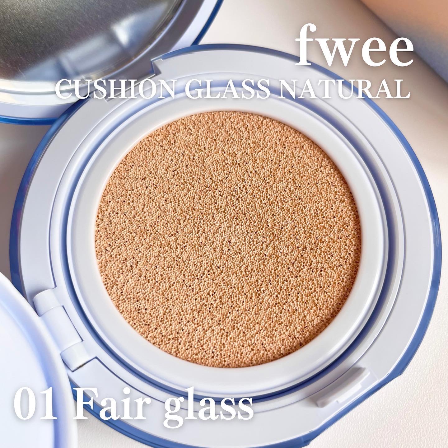 フィー クッションガラス ナチュラル/fwee/クッションファンデーションを使ったクチコミ（2枚目）