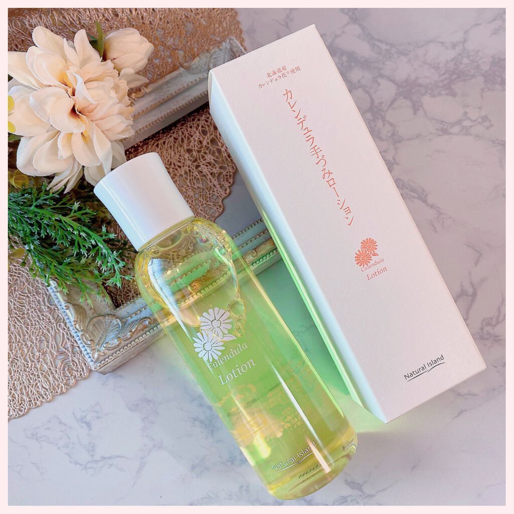 カレンデュラ手づみローション/ナチュラルアイランド/化粧水を使ったクチコミ（1枚目）