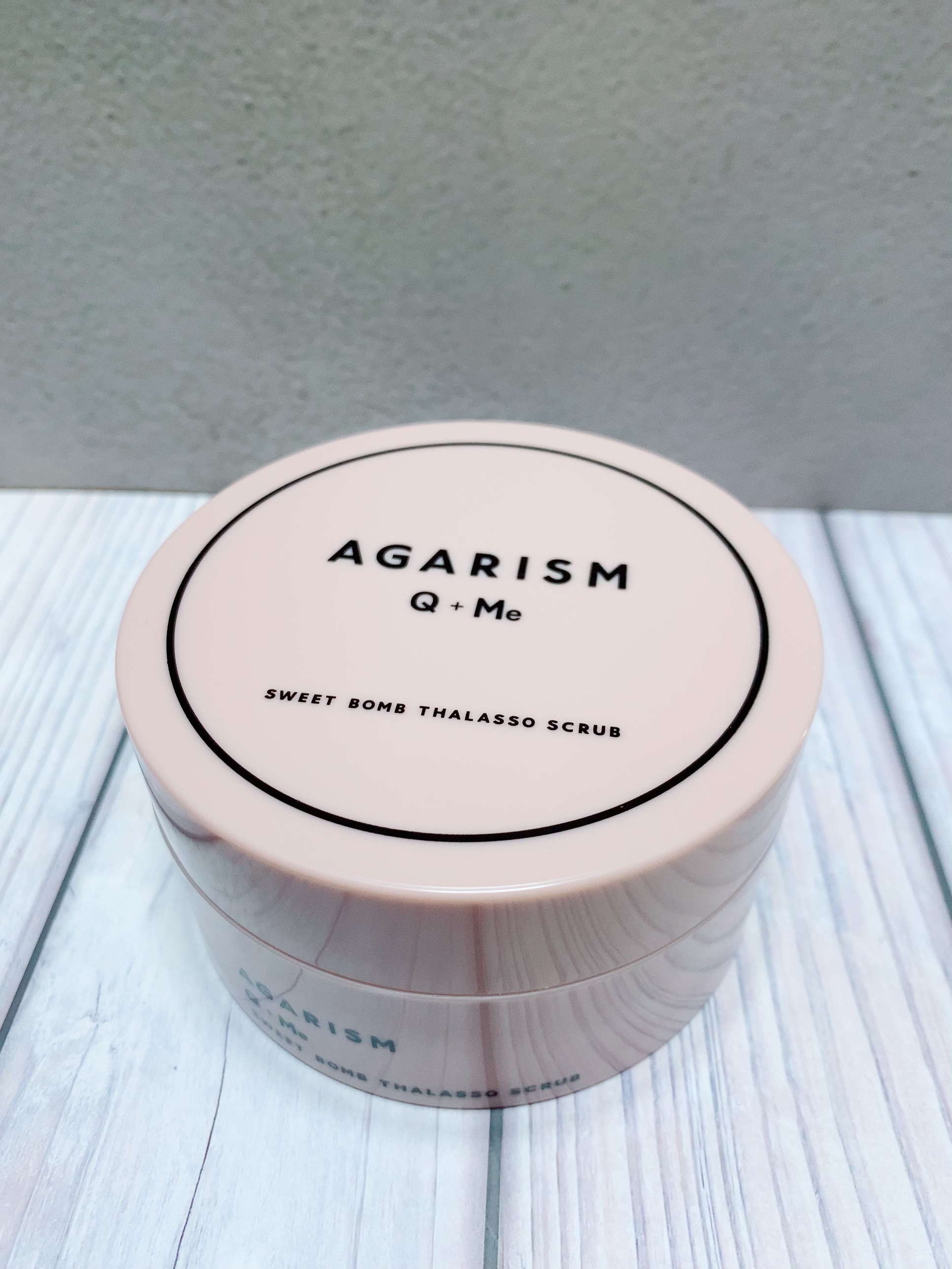 Q+Me スウィート ボム タラソ スクラブ/AGARISM/バストケア・ヒップケアを使ったクチコミ（1枚目）