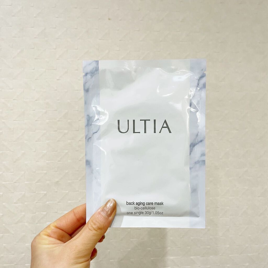 back aging care mask/ULTIA/シートマスク・パックを使ったクチコミ(1枚目)