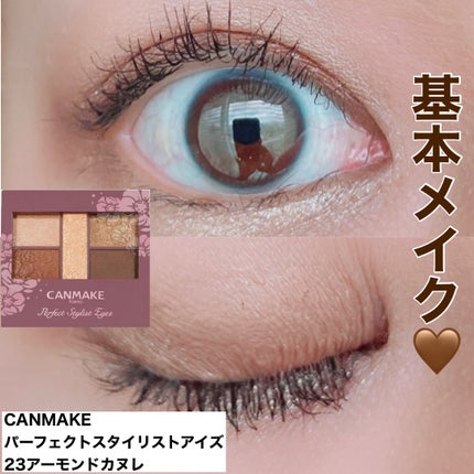 パーフェクトスタイリストアイズ/キャンメイク/アイシャドウパレットを使ったクチコミ(1枚目)